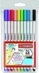 ROTUL.STABILO PEN 68  BRUSH BL.10