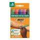 Rotulador Fibra Bic Kids Stamp Temporary Tatto Caja De 5