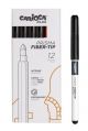 Rotulador Fibra Carioca Plus Caja De 12 Negro