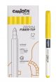Rotulador Fibra Carioca Plus Caja De 12 Amarillo
