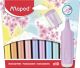 Marcador Fluor Maped Classic Pastel Estuche De 10