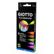 Rotulador Fibra Giotto Turbo Soft Fluor Brush Estuche De 6