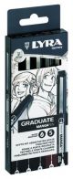 Rotulador Calibrado Lyra Graduate Manga Caja De 5