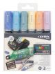 Marcador Permanente Lyra Graduate Mark All Conico 2,0 Mm. Surtido Pastel Estuche De 6