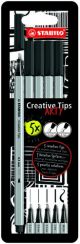 Rotulador Fibra Stabilo Creative Tips Arty Line Caja Carton De 5