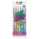 Rotulador Fibra Mooving Colores Glitter Pastel Estuche De 6
