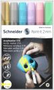 Marcador Acrylic Schneider Paint-It 310 Conico (2 Mm) Estuche De 6