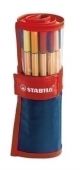 ROTUL.STABILO POINT 88 BOLSA 25 ROLL.SET