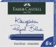 TINTA ESTILOG.FABER CAJA 6 CART.AZUL