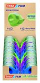 Cinta Adhesiva Tesa Eco&Crystal (90% Reciclado) Rollo 10X19 Con Mini Portarrollos