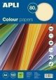 PAPEL COLOR A4 80g 100h SURTID.PASTEL