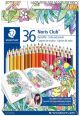 Lapices De Colores Staedtler 144 Noris Club Estuche De 36 (Edición Johanna Basford)