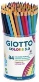 LAPICES GIOTTO COLORS 3.0 Bote 84 ud