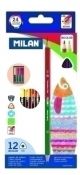 LAPICES MILAN BICOLOR CAJA DE 12