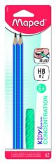 Lapiz De Grafito Maped Kidy Learn Concentracion - Hb Blister De 1