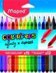 Lapices De Colores Maped Infinity Pack De 15 + 12 Rotuladores