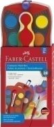 ACUARELAS FABER-CASTELL ESTUC. 24+BLANCO