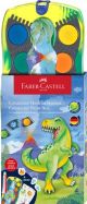 Acuarelas Faber-Castell Connector Dinosaurio Estuche De 12