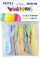 Globo Vivalloons Light Pastel Surtido Claro Bolsa De 10