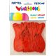 Globo Vivalloons Fashion Pastel Rojo Bolsa De 20