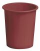 Papelera Plastico Cerrada Faibo 14 L Burdeos
