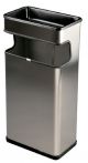 PAPELERA METALICA CON CENICERO 40 LITROS