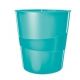 PAPELERA PLASTICO LEITZ WOW TURQUESA 15L