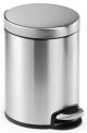 PAPELERA DURABLE MET.REDONDA 5 L INOX
