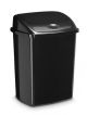 PAPELERA PLASTICO CEP BASC. NEGRO 50L