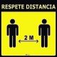 VINILO PARED 25x25 RESPETE DISTANCIA