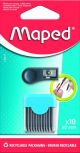 Minas Para Compas Maped 2,0 (Estuche De 10) + Afilaminas