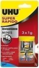 PEGAMENTO INST.UHU SUPER RAPIDO GEL 3x1g