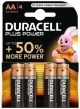 PILAS DURACELL AA PLUS (MN1500-LR06) B/4