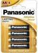 Imagen PILAS PANASONIC ALKALINE AA LR06 B/4