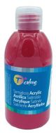 Pintura Acril.Tcolors 250 Ml Rojo