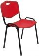 SILLA PIQUERAS ROBLEDO PVC ROJO