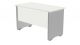MESA ROCADA WORK 160x80 ALUMINIO/BLANCO