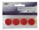IMANES REDONDOS BOLSA 4 Uds. 20 mm ROJO