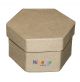 Imagen CAJAS DECORABLES NIEF.CARTON HEXAGONALES