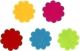 FIGURAS FIELTRO ADHES.FLORES PACK 30