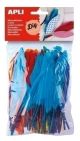 PLUMAS APLI 7-16 cm. SURTIDO B/100