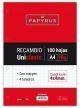 RECAMBIO PAPYRUS A4 100h 4 TAL.CD.4 C/M
