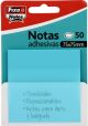 Notas Adhesivas Fixo Notes Traslucidas 50H 75X75 Azul Pastel