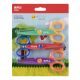 Tijeras Apli Creativa 13,5Cm. Set De 3 Cortes