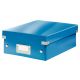 Caja Para Almacenamiento Leitz Click&Store Organizadora Pequeña 220X100X285 Mm Azul