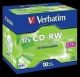 Imagen CD-ROM *RW* VERBATIM 700MB JEWEL C/10