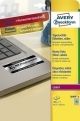 ETIQ.IMP.AVERY L6009 8h A4 PLATA 45,7x2