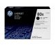 TONER HP CF280XD Nº80A NEGRO P/2