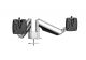 SOPORTE BRAZO 2 MONITORES NOVUS CLU DUO
