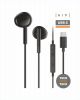 AURICULARES TECH-ONE-TECH EARTECH DE BOTON CON CONECTOR USB-C MICROFONO INTEGRADO NEGRO